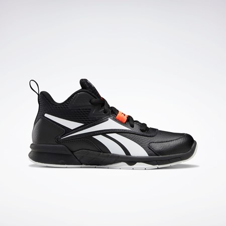 Reebok More Buckets Shoes - Preschool Negras Blancas Naranjas | 85HIRZBJW