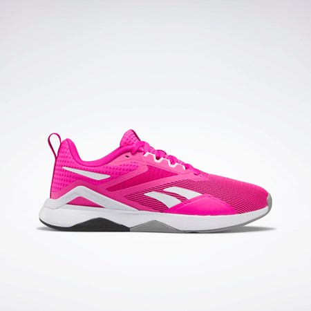 Reebok Nanoflex TR 2.0 Entrenamiento Shoes Rosas Blancas Gris | 59GKYESXD
