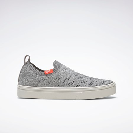 Reebok OnLux Slip-On Shoes Gris Gris Naranjas | 86CKORPGN