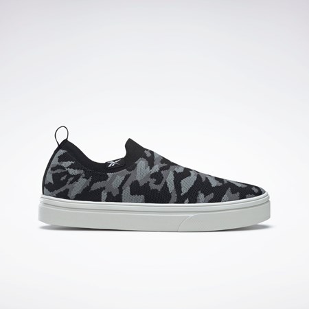 Reebok OnLux Slip-On Shoes Negras Gris Gris | 19WCQFBOM