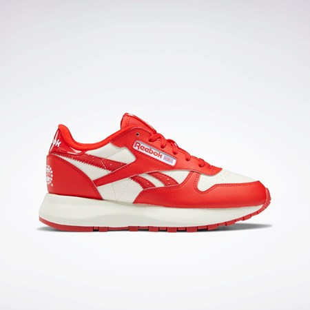 Reebok Popsicle Classic Leather SP Shoes Rojas Rojas | 17ZBRSDHL