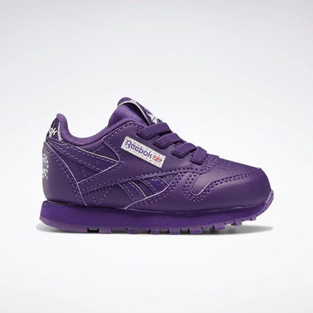 Reebok Popsicle Classic Leather Shoes - Toddler Moradas Moradas Moradas | 07PRADENO