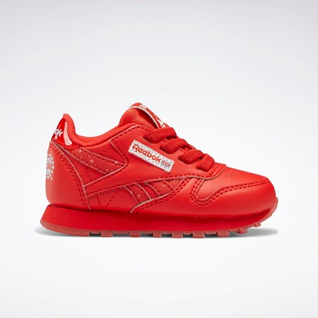 Reebok Popsicle Classic Leather Shoes - Toddler Rojas Rojas Rojas | 85ZLANWDG
