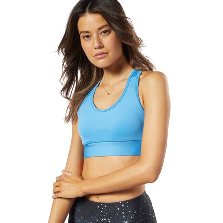Reebok Reebok Correr Bra Cyan | 69XFMLZPQ