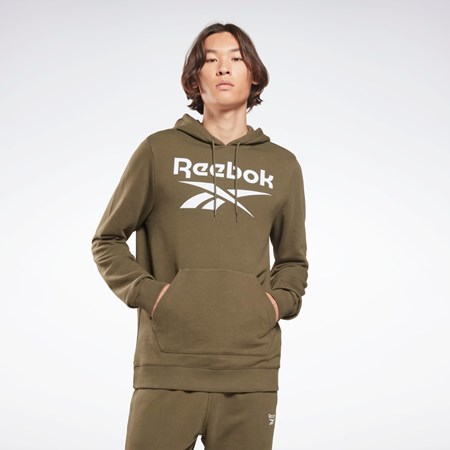 Reebok Reebok Identity Big Logo Hoodie Verde | 15YICEHZQ