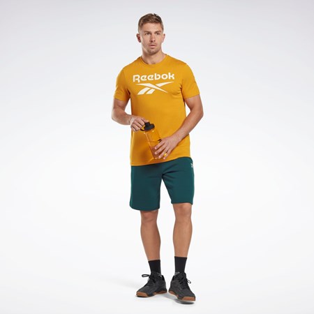 Reebok Reebok Identity Big Logo T-Shirt Bright Ochre | 43SXCOILR