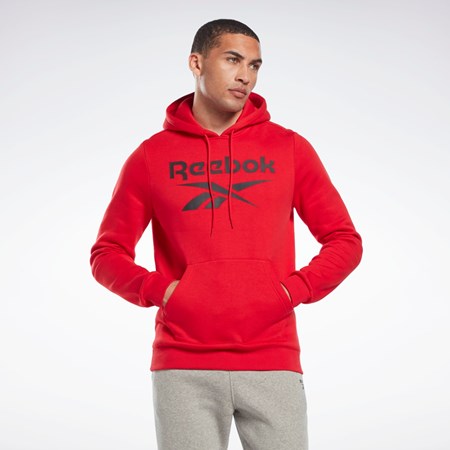 Reebok Reebok Identity Fleece Hoodie Rojas Negras | 14EFYWZXR