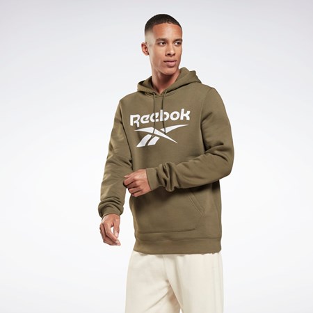 Reebok Reebok Identity Fleece Hoodie Verde | 14XVPQKSA