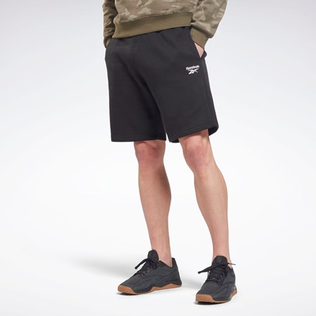 Reebok Reebok Identity Fleece Shorts Negras | 53QXRKMBI