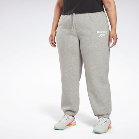 Reebok Reebok Identity Logo Fleece Joggers (Plus Size) Gris | 83PCAMJFO