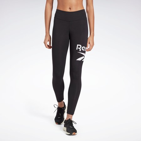 Reebok Reebok Identity Logo Leggings Negras | 23BUXVKOW