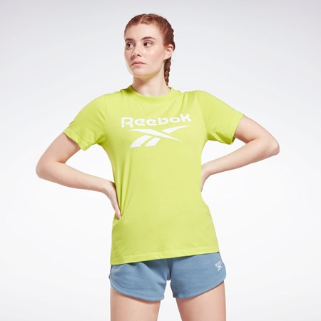 Reebok Reebok Identity Logo T-Shirt Amarillo | 02JSEWPLH