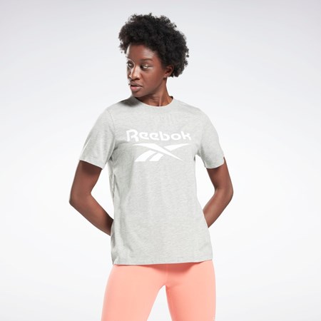 Reebok Reebok Identity Logo T-Shirt Gris Blancas | 26SYVQZEB