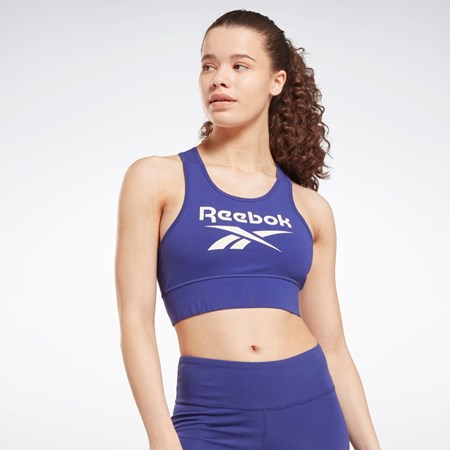 Reebok Reebok Identity Sports Bra Moradas | 27OLIYBGW