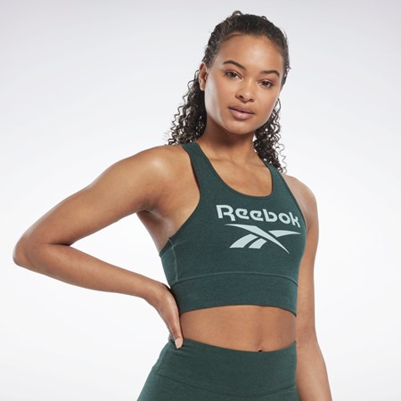 Reebok Reebok Identity Sports Bra Verde | 12PGANQCX