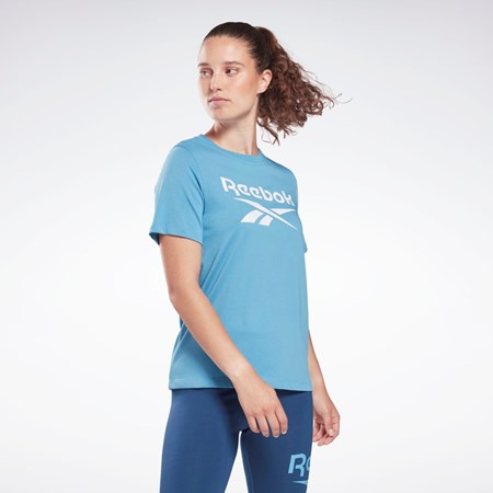 Reebok Reebok Identity T-Shirt Azules | 51DTUZBJG