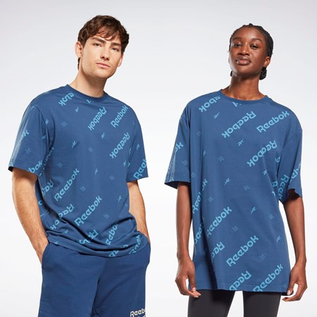 Reebok Reebok Identity T-Shirt Azules | 95TCSGXHQ