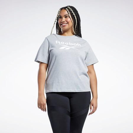 Reebok Reebok Identity T-Shirt (Plus Size) Gris | 06QRCSYPO