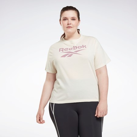 Reebok Reebok Identity T-Shirt (Plus Size) Blancas | 71BWSKHNE