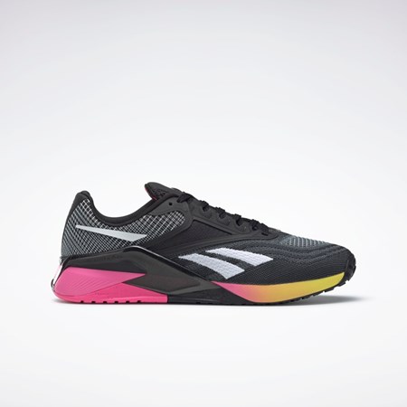 Reebok Reebok Nano X2 Entrenamiento Shoes Negras Rosas Amarillo | 26RSMJDPX