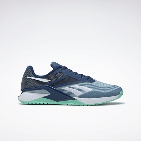 Reebok Reebok Nano X2 Entrenamiento Shoes Gris Azules Verde Menta | 97TNRCJEV