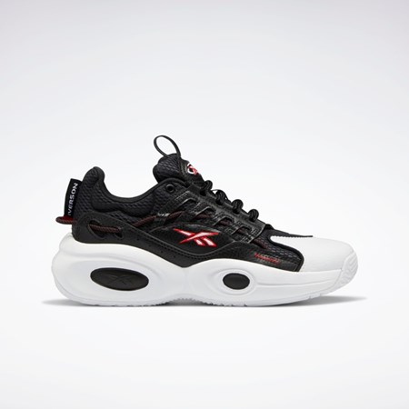 Reebok Reebok Solution Mid Basketball Shoes - Grade School Negras Blancas Rojas | 53ASQFMYJ