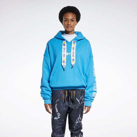 Reebok Reebok by Pyer Moss Hoodie Azules | 98PVYFGCL