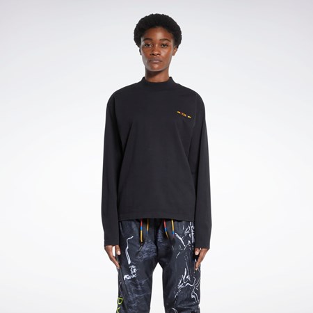 Reebok Reebok by Pyer Moss Long Sleeve Tee Negras | 59PHMXRNT