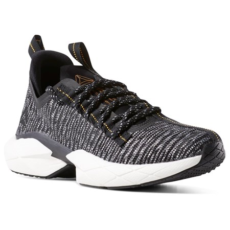Reebok Sole Fury Floatride Shoes Negras Blancas Doradas | 93HQGNTDE