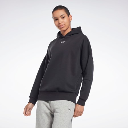 Reebok Studio Recycled Oversize Hoodie Negras | 14DFHGOEL