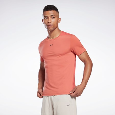 Reebok Tech Estilo Activchill Move T-Shirt Rhodonite | 84PRGOZAF