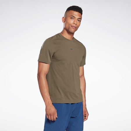 Reebok United by Fitness MoveSoft T-Shirt Verde | 61YGWHOVB