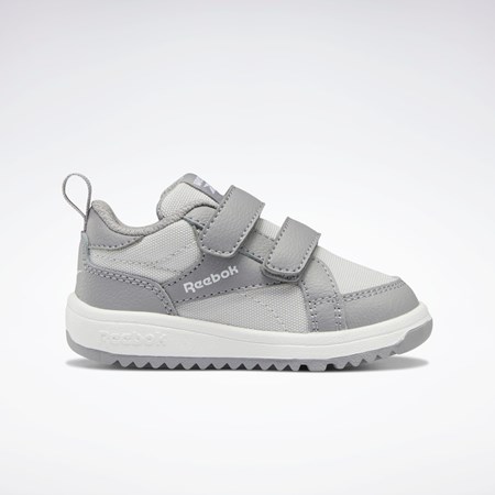 Reebok Weebok Clasp Low Shoes - Toddler Gris Gris Blancas | 86PJGUYBD