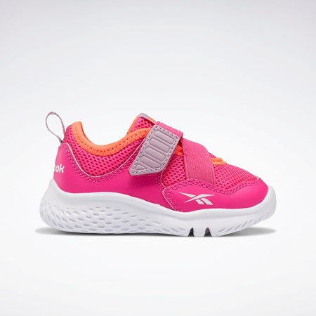 Reebok Weebok Flex Sprint Shoes - Toddler Rosas Blancas Naranjas | 92CBENJXP
