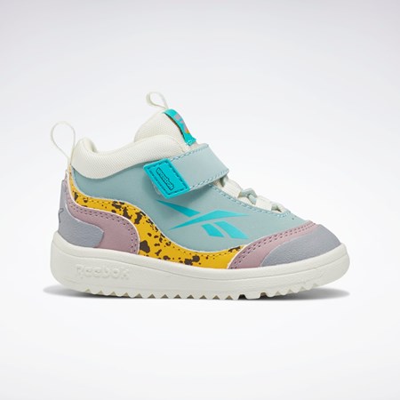Reebok Weebok Storm X Shoes - Toddler Gris Amarillo | 98VLCUNYR