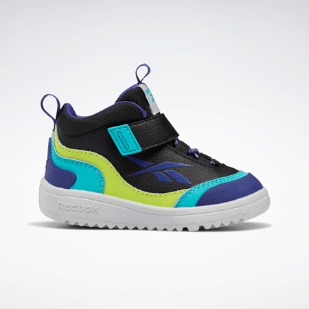 Reebok Weebok Storm X Shoes - Toddler Negras Amarillo | 91KWEADSQ