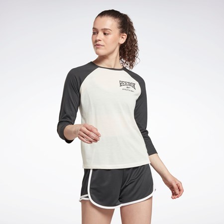 Reebok Workout Ready Baseball T-Shirt Blancas | 58OYTWFZD