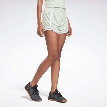 Reebok Workout Ready High-Rise Shorts Verde Menta | 06WEJYSXU