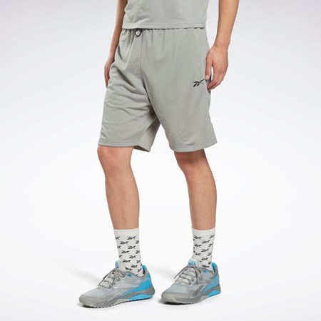 Reebok Workout Ready Mélange Shorts Gris | 90AFZDOXJ