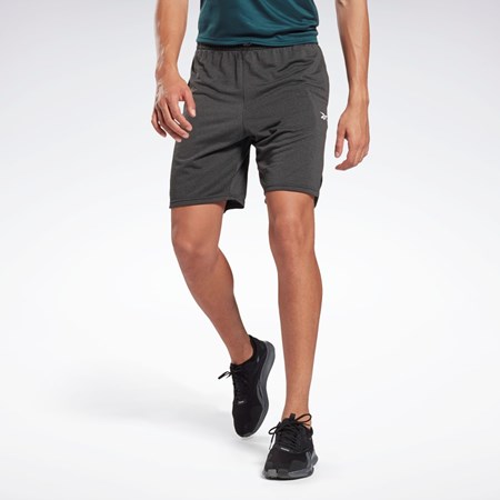 Reebok Workout Ready Mélange Shorts Negras | 97SLWTCQU