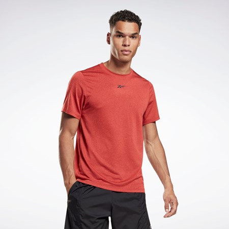 Reebok Workout Ready Mélange T-Shirt Rhodonite | 03NHSJXLZ