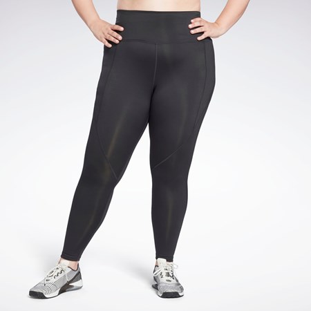 Reebok Workout Ready Pant Program High Rise Leggings (Plus Size) Negras | 37GZCEKHL