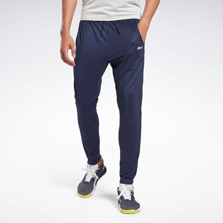Reebok Workout Ready Pista Pant Azul Marino | 04BPJXFZV