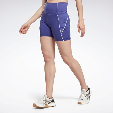 Reebok Workout Ready Poly Shorts Moradas | 76QFRLUZJ