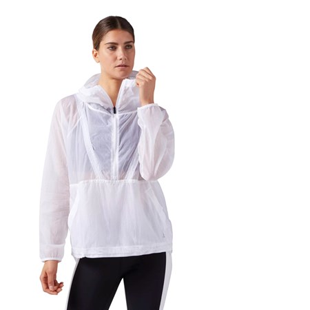 Reebok Woven Anorak Jacket Blancas | 07VNPZQUG