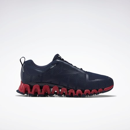 Reebok ZigWild Trail 6 Shoes Azul Marino Rojas Gris | 46KLMHDYN