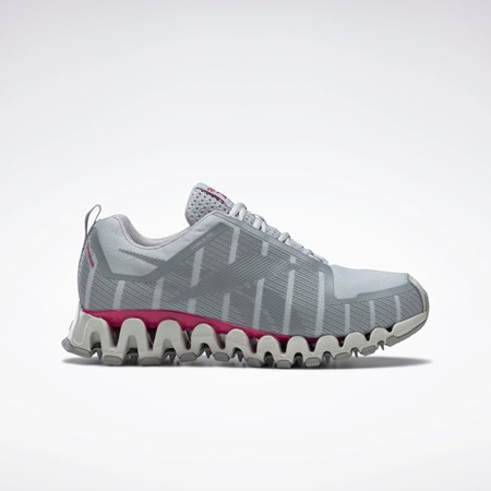 Reebok ZigWild Trail 6 Shoes Gris Gris Rosas | 06TEHCZBF