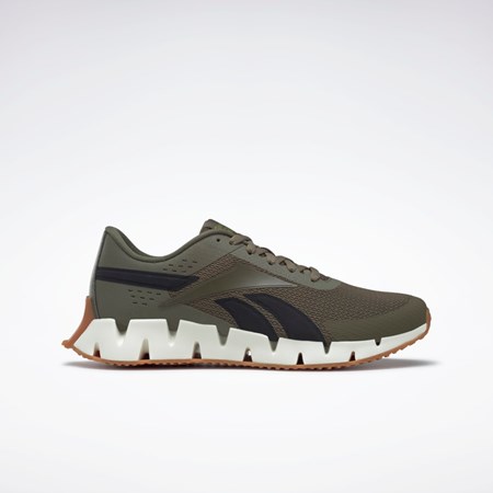 Reebok Zig Dynamica 2 Shoes Verde Negras | 72XEFUHQY