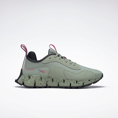 Reebok Zig Dynamica Adventure Shoes Gris Negras Rosas | 34VCDIPGF